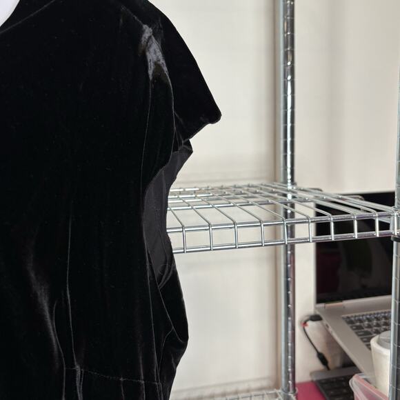 Jones New York‎ Women's Black Velvet Short Sleeve Top Size 20W Festive Luxe - Picture 8 of 11